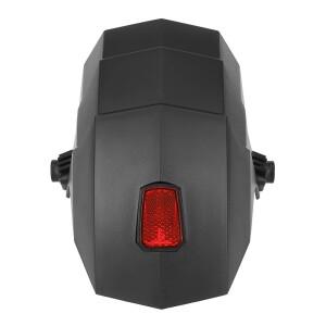 E-스쿠터 리어 머드가드 ABS 플라스틱 내마모성 (Kukirin G3/G4 스쿠터용 반사 스트랩 포함) 교체 부품
