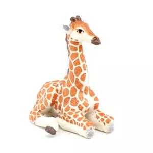 모형완구 피규어 앉아있는 아기기린 동물인형 조형물 동물모형