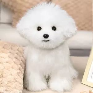 소형견 강아지인형 말티즈 비숑 실사 리얼 포메라니안 봉제인형 펫토이 동물
