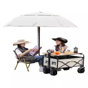 대형캠핑웨건 광폭타이어 캠핑용품 풀 야외 휴대용