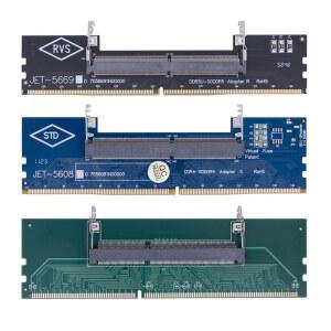 노트북 데스크탑 SO-DIMM PC 메모리 카드 DDR3 DDR4 DDR5 RAM 어댑터