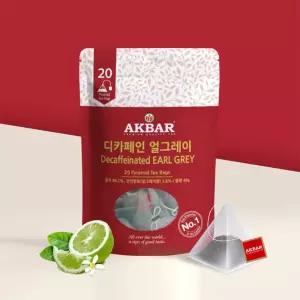 아크바 디카페인 얼그레이 홍차 블랙티 20티백