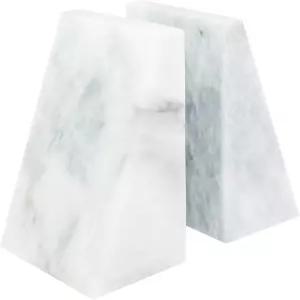 오티모 폴리싱 헤비 스톤 마블 6인치 책장 장식 가정 사무실 또는 주방 선반용 책 끝 미끄럼 방지 패드가