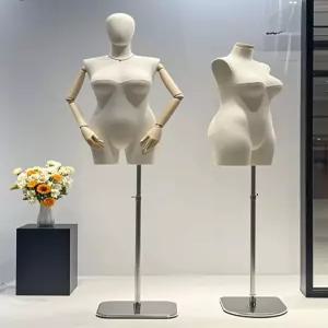 여자 빅사이즈 마네킹 옷가게 의류제작 큰옷 상반신 디스플레이 마네킨 모형 스탠드 비만모델