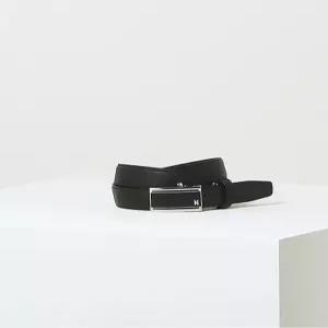 헤지스 ACC 인기신상 HJBE6E161BK남성 블랙 버클장식 소가죽 자동벨트 HJBE6E161BKJN