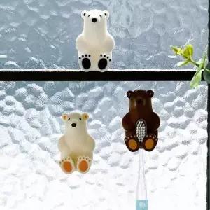 북극곰 칫솔 정리대 수납 욕실 화장실 다목적