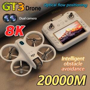 GT3 MAX 드론 8K 전문가용 HD 항공 촬영 원격 조종 5G 듀얼 카메라 미니 쿼드콥터 장난감 UAV
