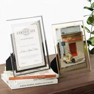 상장 사이즈 액자 고급형 실버 A4