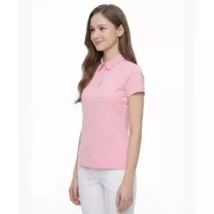 르꼬끄 LECOQ GOLF 여성 어드레스 15 카라 티셔츠 핑크 GR122LTS21 GR122LTS21_PINK 461548
