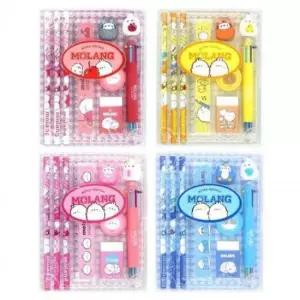 [문구] 몰랑 동물 문구세트 아동 초등 여아 필기구 세트