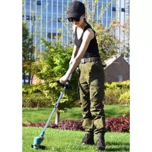 미니예초기 잡풀 트리머 배터리 가벼운 강력한 여성용 카키