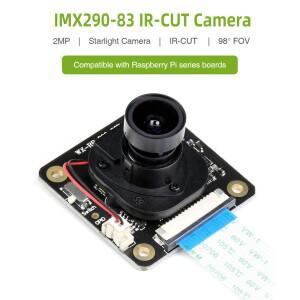 라즈베리 파이 IMX290-83 IR-CUT Camera Industrial Starlight Sensor Fixed-Focus 2MP for 4B 3B+ Zero CM