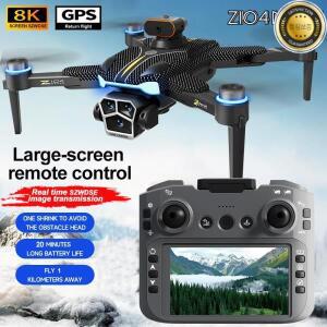샤오미 Z104 GPS 위치 추적 드론 8K HD 항공 촬영 듀얼 카메라 브러시리스 쿼드로터 장애물 회피 RC UAV