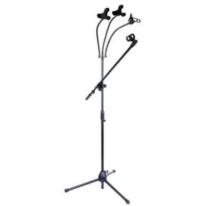 마이크 스탠드 거치대 핸드폰 3대 휴대폰 공연 방송