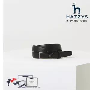 헤지스 ACC 인기신상HJBE4F780BK남성 블랙 버클 로고장식 소가죽 자동벨트 HJBE4F780BKJN