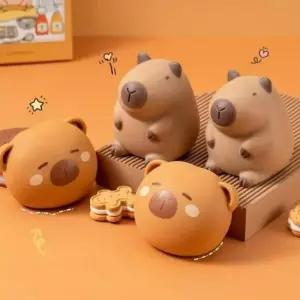 만두스트레스볼 카피바라 말랑이 스퀴시 스트레스볼 만두