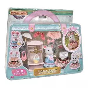 실바니안사막여우가족 선물 피규어 실바니안패밀리 타운걸 어린이 동물 컬렉션 인형 장난감 스위트 슈가 패션코디세트