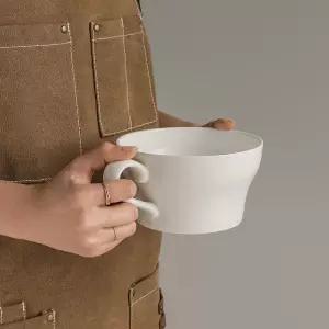 도자기그릇 본차이나 라면기 도자기 그릇 화이트 사각형 기본형 1개