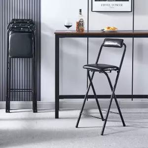 접이식 홈바 의자 바텐 스탠딩 스툴 등받이 높은 쿠션 의자