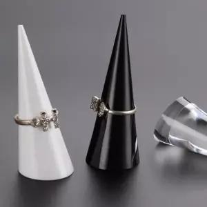 반지홀더 아크릴 원뿔 링홀더 반지거치대
