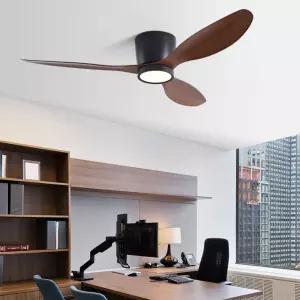 실링팬 모던 거실 우드블레이드 인테리어 천장 침실 조명 샹들리에 천장형 램프 씰링팬 엔틱