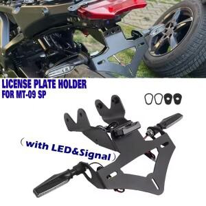 야마하 MT 09 SP MT-09 2024 바이크 오토바이 테일 티디 펜더 제거기 LED 방향지시등 포함 리어 번호판 홀