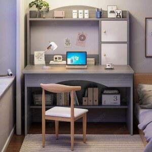 책상 책장 일체형 학생 테이블 데스크탑 학습 가정용 간이 침실 컴퓨터