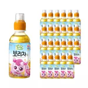 웅진 캐치티니핑 유기농 보리차 200ml 24개