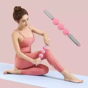 종아리 마사지봉 휴대용마사지봉 다리 3구 롤러 마사지스틱