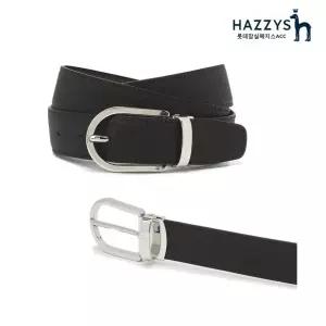 헤지스 ACC 선물추천 HJBE2F301BK블랙 단색 소가죽 벨트 HJBE1E301BKJN