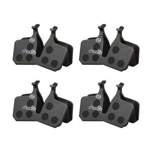 자전거 액세서리 유압 디스크 브레이크 패드 - Magura MT5 MT7 4피스톤과 호환 가능 수지/반금속 저소음