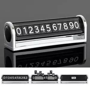 [셀러에이드]핸드폰주차알림판 듀얼전화번호판 패밀리카 연락처패드 핸드폰