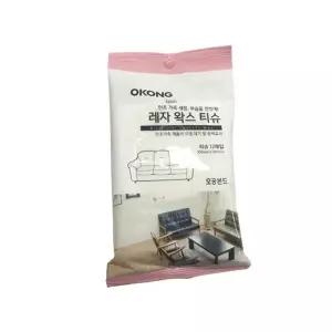 가죽 DYL470M5 오염 제거 광택 소파 클리너 레자 왁스티슈 12P