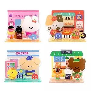 [셀러에이드]장식품등신대 아이 여아 인테리어장식 쉽게끼우는 인형집만들기 4p