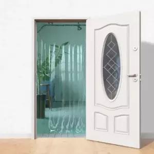 1개 그린투명 현관 비닐 문발 커튼 커텐 파리퇴치 비