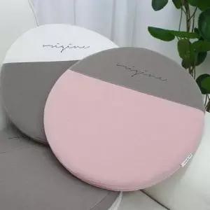 몽트노블 파스텔 메모리폼 원형 의자 좌식카페방석 방석 면방석 린넨방석 원형방석 코튼방석