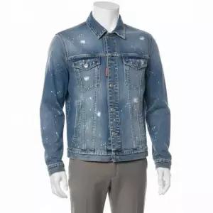 MUST IT_ 댄 진 페인트 데님 자켓 남성 청자켓 S74AM1463 S30789 470