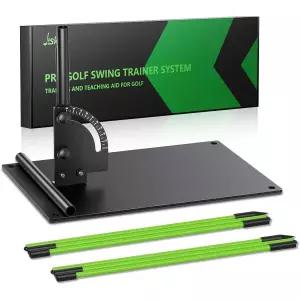 지식칸 프로 골프 정렬 스틱 시스템 홀더 각도판 연습 도구 목표 맞추기 퍼팅 스윙 필수 선물 액세서리 남