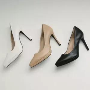 국내제작 뾰족코 가보시굽 오피스 여성 펌프스힐Y