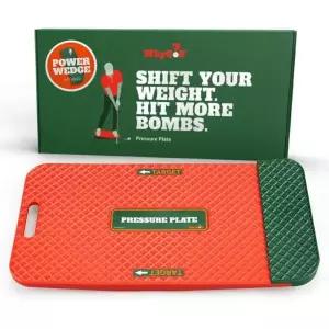 와이골프 스윙 트레이너 압력판과 파워 웨지 체중 이동 균형 및 정확성 향상 골프 훈련 보조 도구로 힘과