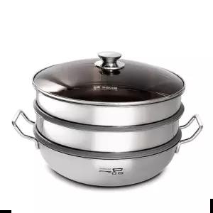 찜기 키친아트 일품 통3중 스테인레스 3단찜냄비 찜솥 33cm