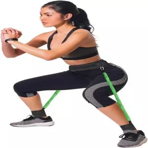 OYINDIZ 수직 점프 트레이너 다리와 허벅지를 위한 저항 밴드 근력 민첩성 파워 운동 농구 배구 축구