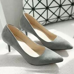 가보시 블로퍼슬리퍼 편한구두 스트랩힐 하이힐 7cm