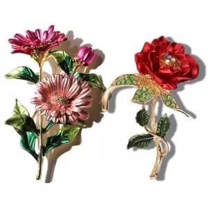 카네이션 브로치 어버이날 스승의날 뱃지 부모님 결혼기념일 선물