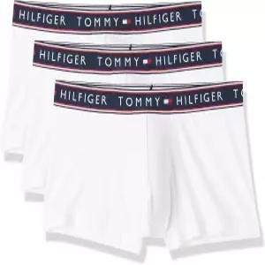 토미 스트레치 흰색 트렁크 미국 힐피거 대형 코튼 밀티팩 남성용