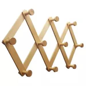 영수746 아트 원목 자바라 옷걸이 특대 나무 행거