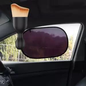 자동차 썬쉐이드 가림막 햇빛가리개 커텐 소형 다용도 먼지 브러쉬 세트