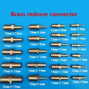 가스 구리 가시 커플러 커넥터 어댑터 황동 스트레이트 호스 파이프 피팅 동등한 바브 감소 조인트 3 4 5 6 7 8 10 12 14 16mm