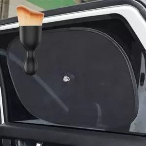 차량용 햇빛가리개 유리창 가림막 자외선 차단 카커튼 다용도 먼지 브러쉬 세트