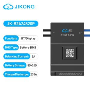 JIKONG JK-B2A24S20P 스마트 BMS 8S-24S 리튬 이온/Lifepo4/LTO 배터리 활성 밸런스 관리 시스템 200A 전류
